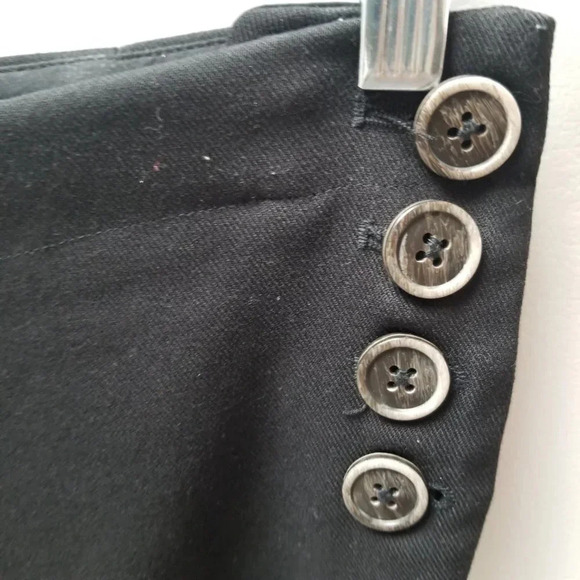 Anthropologie Elevenses The Brighton Pant Black  6 - Picture 7 of 11